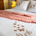 Pink Butterfly Set – طقم سرير فراشات مطرز سيمون